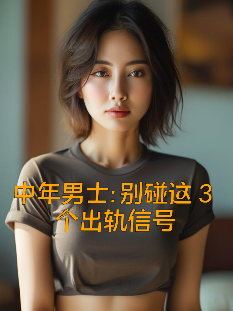 中年男士：别碰这3个出轨信号