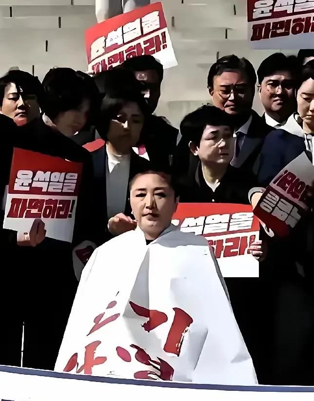 韩国议员绝食抗议总统尹锡悦





韩国政坛要变天？一位议员竟用生命抗议！共同