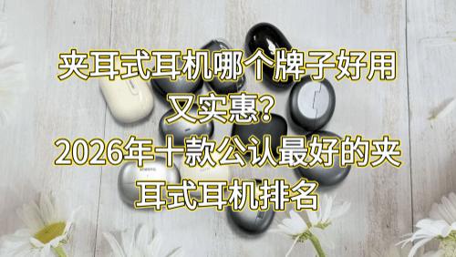 夹耳式耳机哪个牌子好用又实惠？2026年十款公认最好的夹耳式耳机排名
