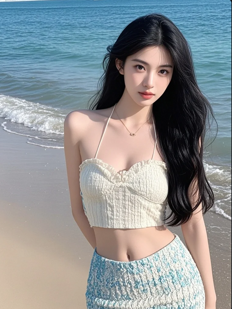 她与海平线接吻的刹那，整个海洋开始逆向生长