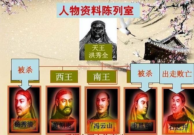 1856年9月1日，韦昌辉挥了挥手，乱刀砍向杨秀清。东王跪倒在地上，挣扎着仰起头