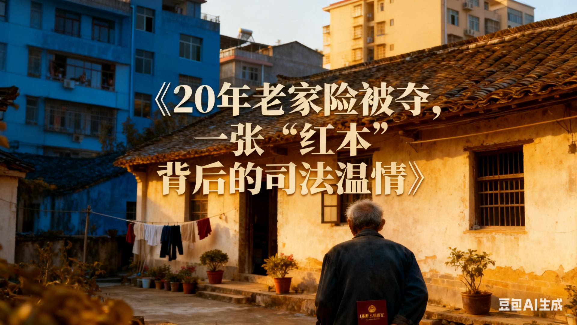 广东大叔住老宅20年！前房主前妻告到法院要房，政府丢档案急坏了，最高法出手逆转：这3样证据救了老百姓