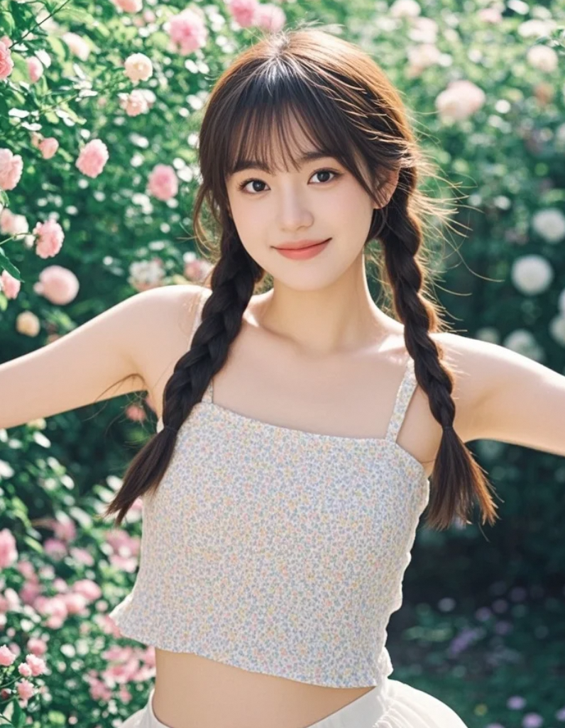 她的身影，诉说着自由的宣言