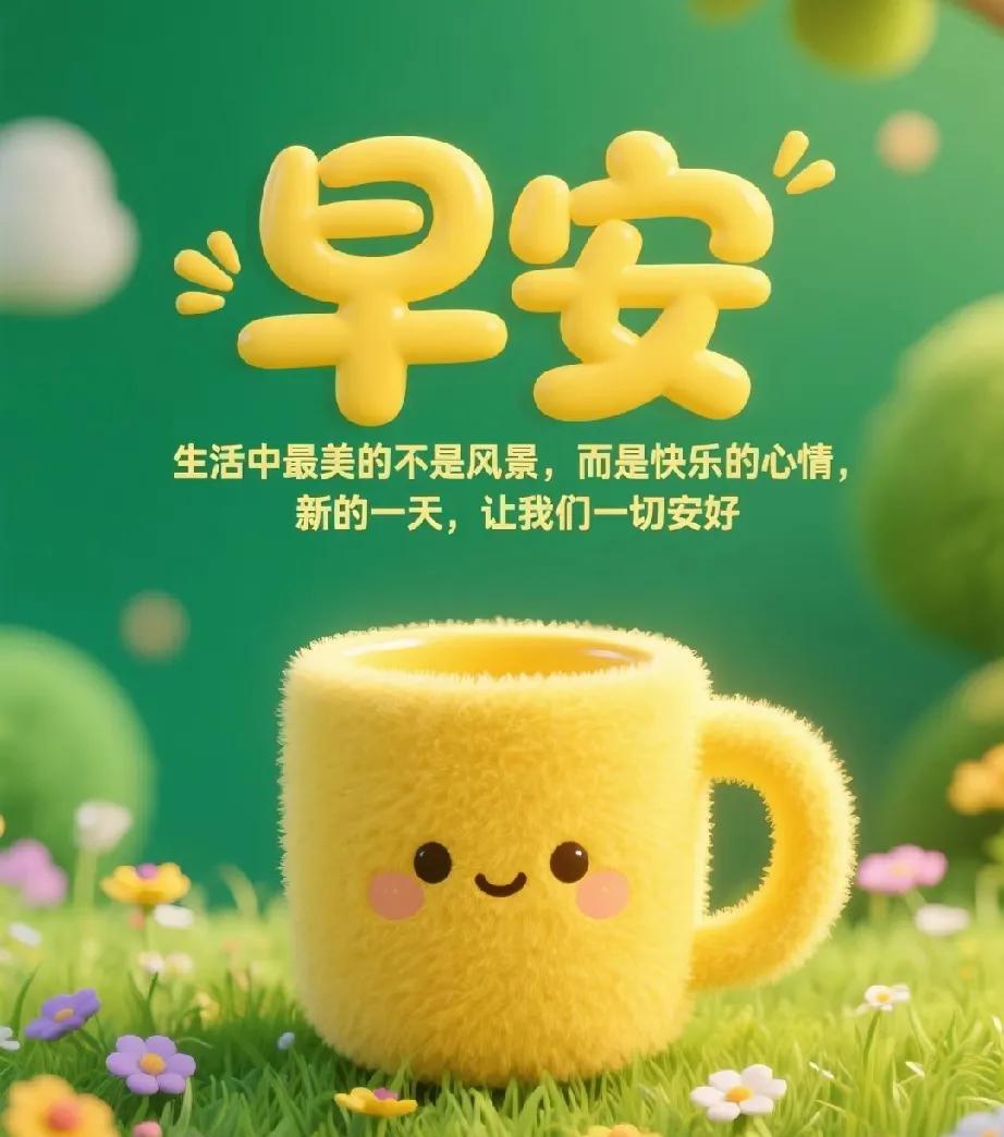 [玫瑰]早上好[玫瑰]
常怀感恩心，珍惜有缘人
生活中最美的不是风景，
而是快乐