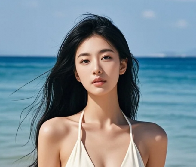 她的侧脸杀，直接击穿我的心脏