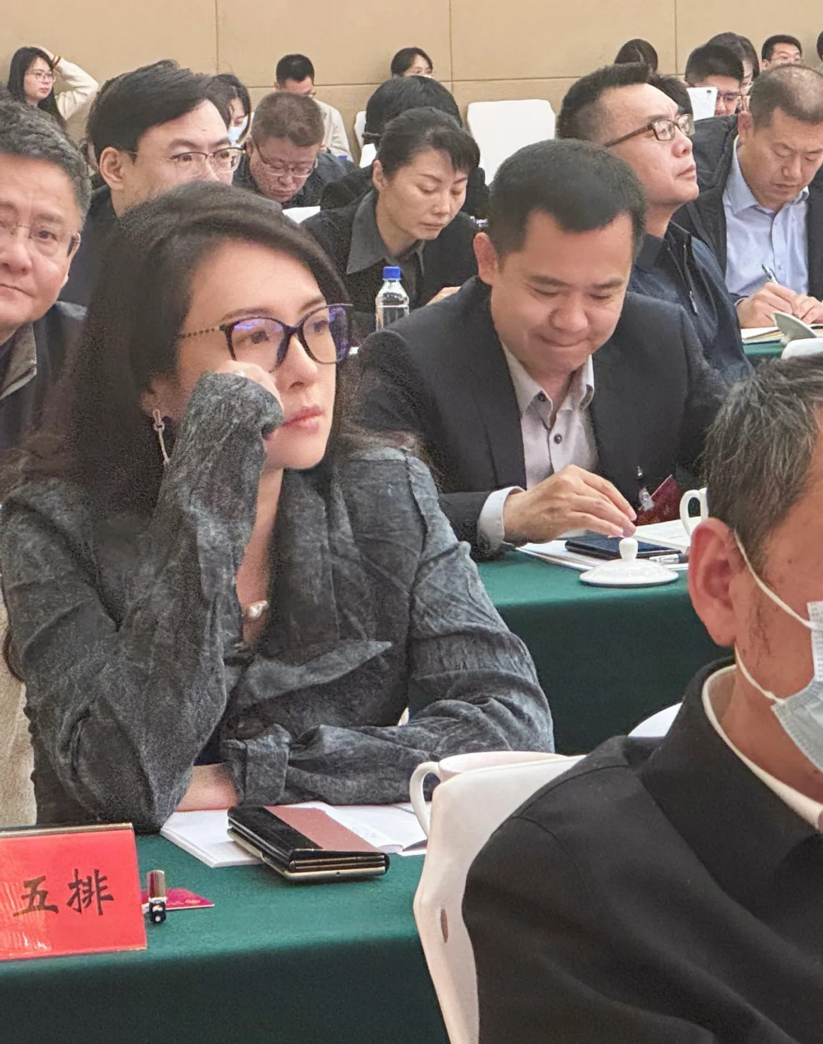 章子怡文联开会认真听讲











章子怡开会竟然认真记笔记！这也太让