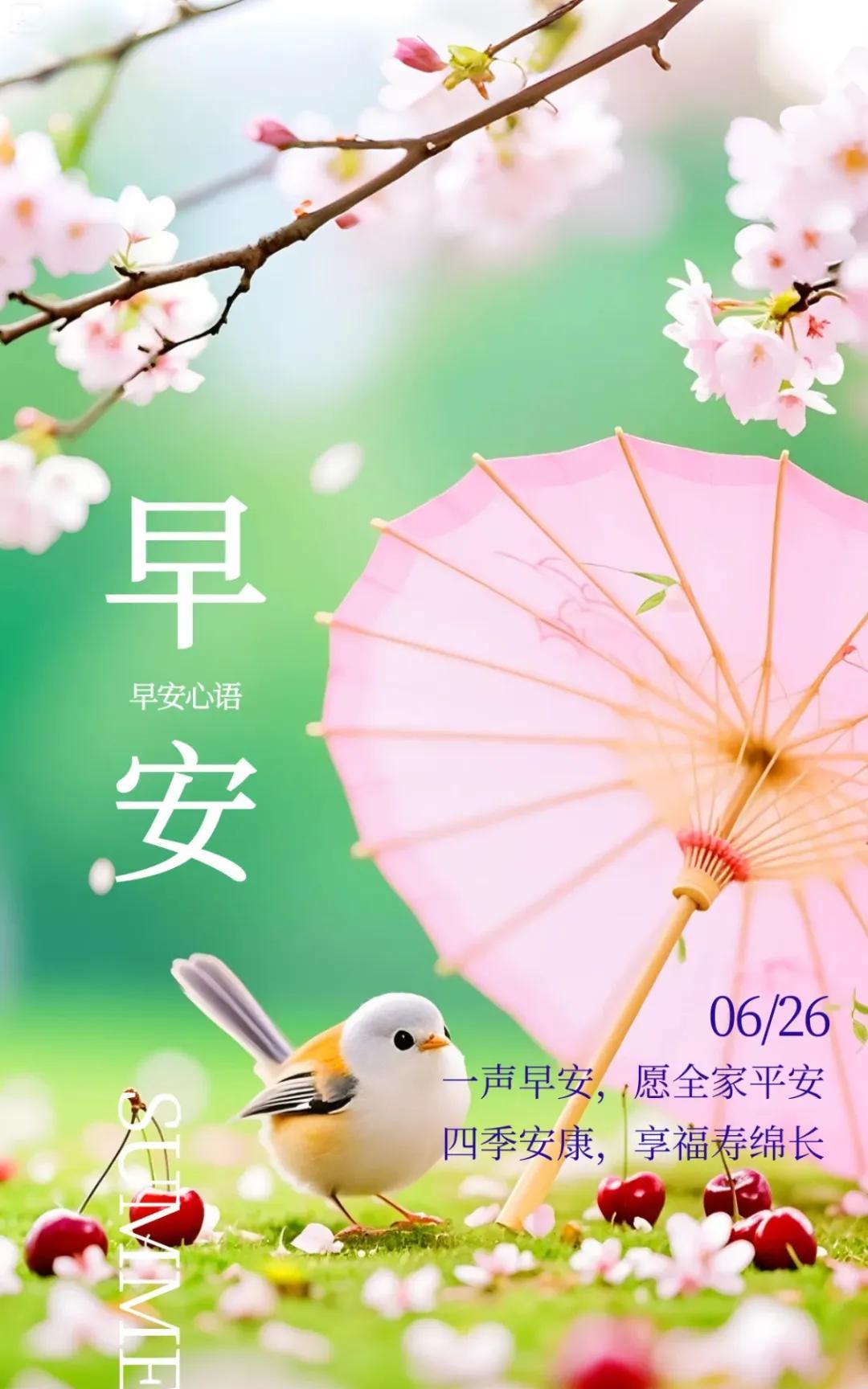《晨悟》
朝晖破雾晓光开，一念轻抛俗事埃。
往昔得失休再念，当下步稳踏悠哉。
心