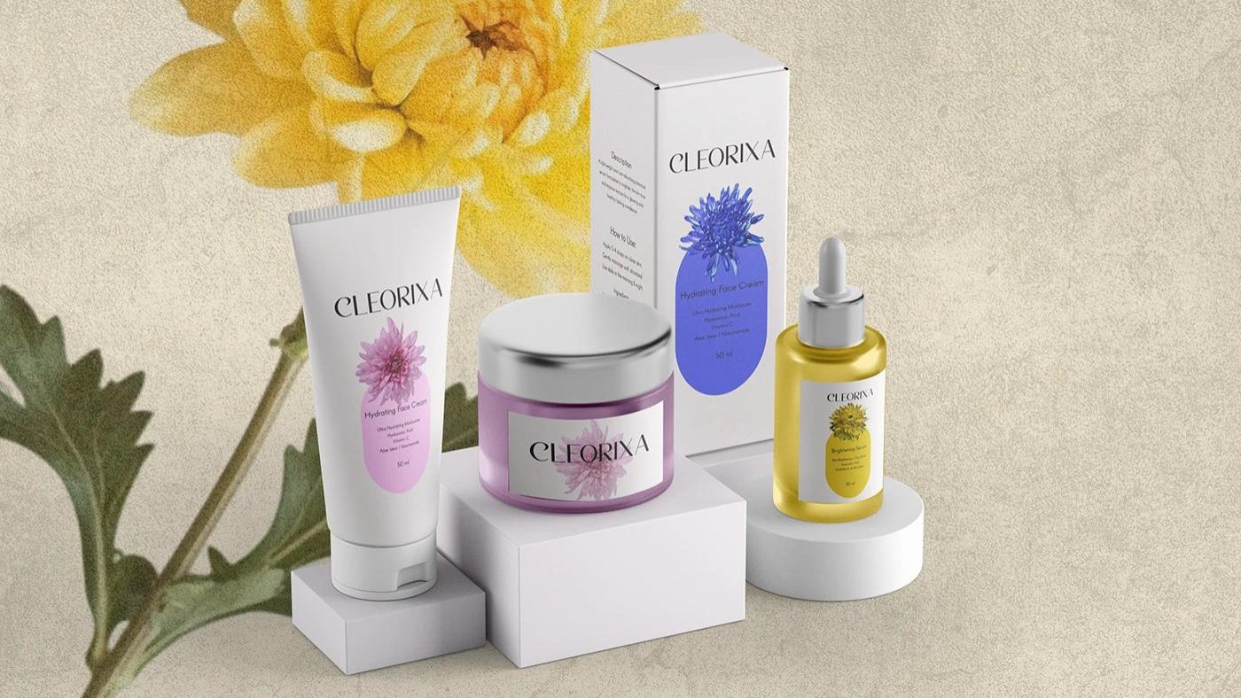 滋养肌肤CLEORIXA品牌的包装设计