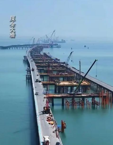 这算不算是顶级阳谋？厦金大桥开工的时候，台当局是不同意的，但大陆这边还是正常推进