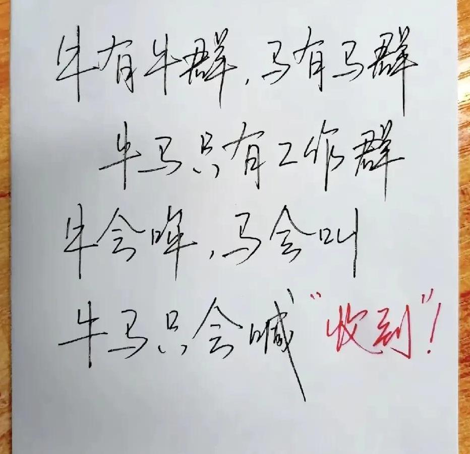 我是最烦在群里接力说“收到”的