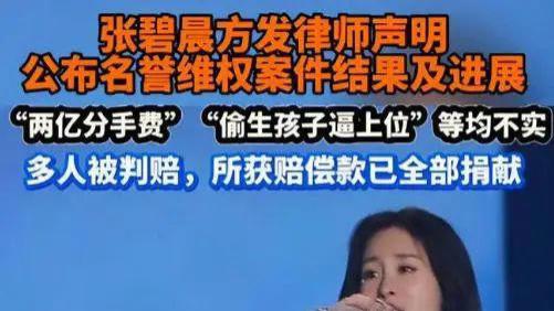 全网骂她‘借子上位’，四年后张碧晨用行动狠狠打了造谣者的脸！