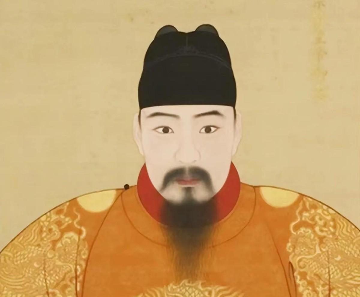 明孝宗无意之间看到宫女们在收集如厕的“蚕丝手绢”，于是他好奇的上前询问“你们收集