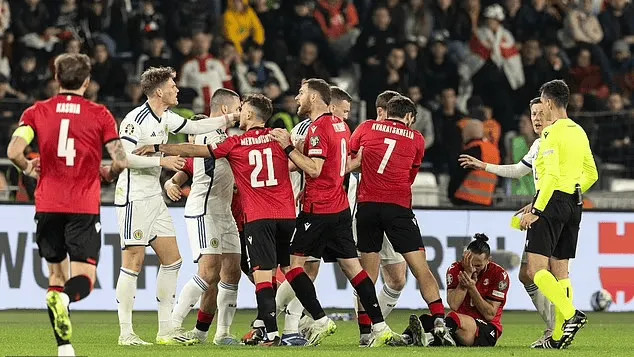 苏格兰队戏剧性战平格鲁吉亚，麦克托米奈