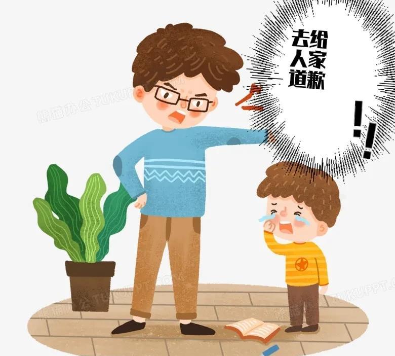 小时候我在外面打了架，父亲从不问对错，都是先把我狠批一顿，有时候还动手，甚至还再