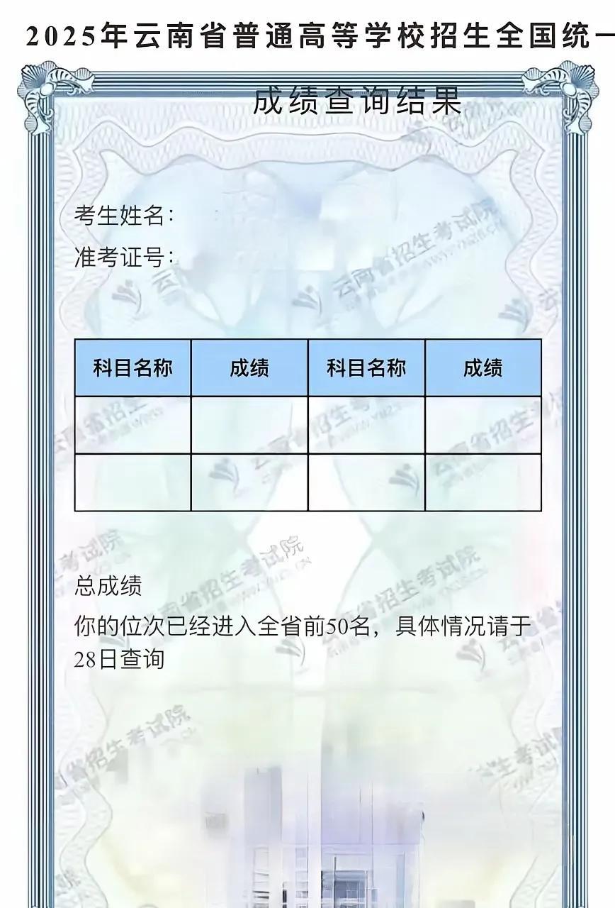 为什么成绩进入前五十名，就要过三天才给看成绩
这合理么？
这三天要怎么熬
万一北