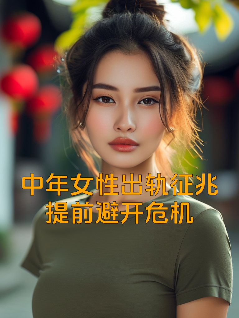 中年女性出轨征兆，提前避开危机！