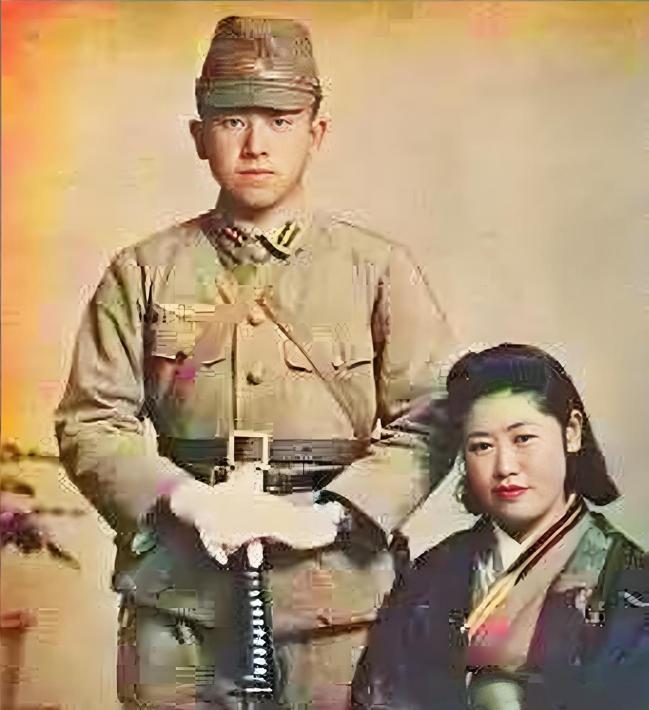 带上未婚妻赴死的日军
1945年，日军在盟军的打击下已是穷途末路，节节败退，注定