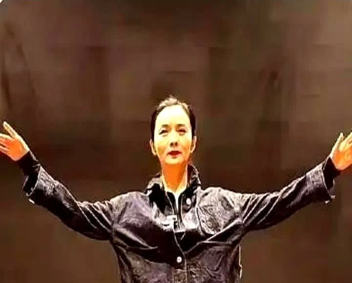 不愧是打败江珊、何赛飞的女人，都55岁了还是那么温柔娇俏，她就是不喜欢名利，不喜