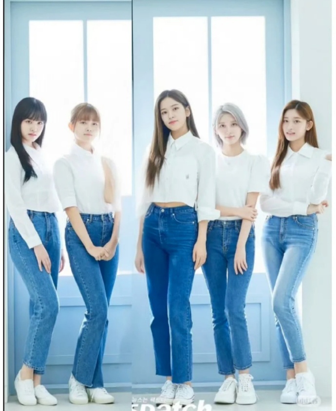 看了这组图就知道好看的孩子为什么要站中间了
张元英漂亮的好有代表性啊！ ​​​