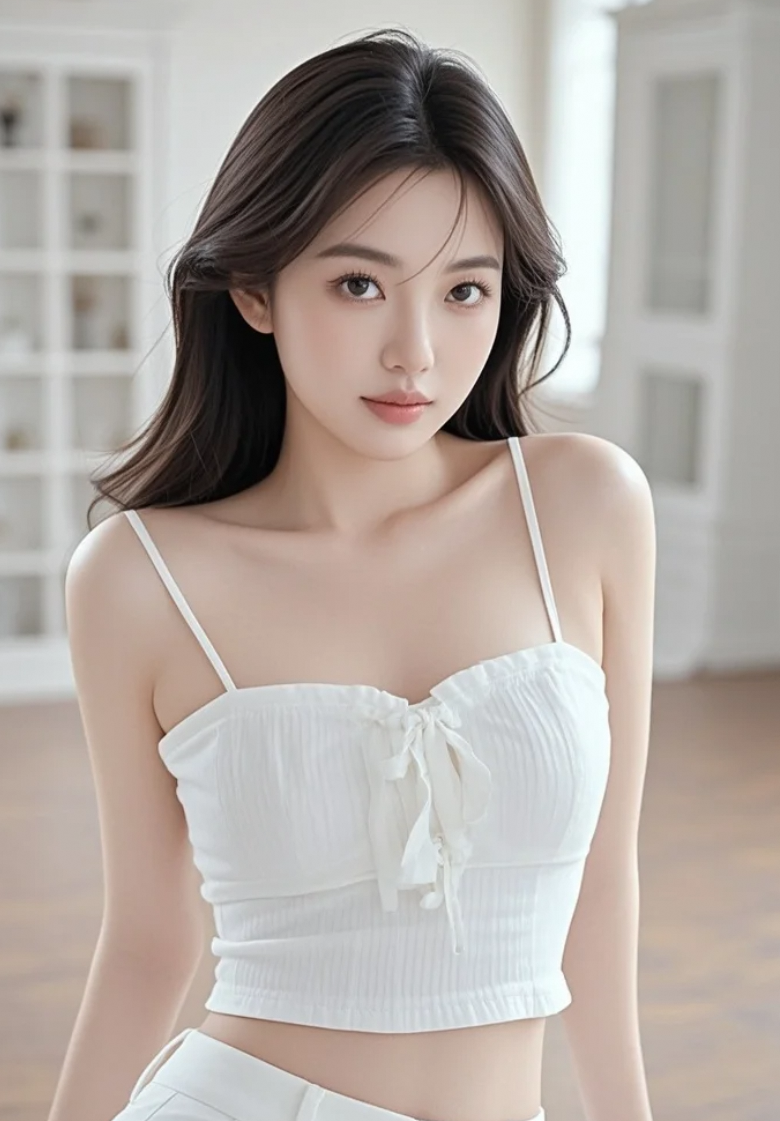 当美女转头的瞬间，心动警报拉满！
