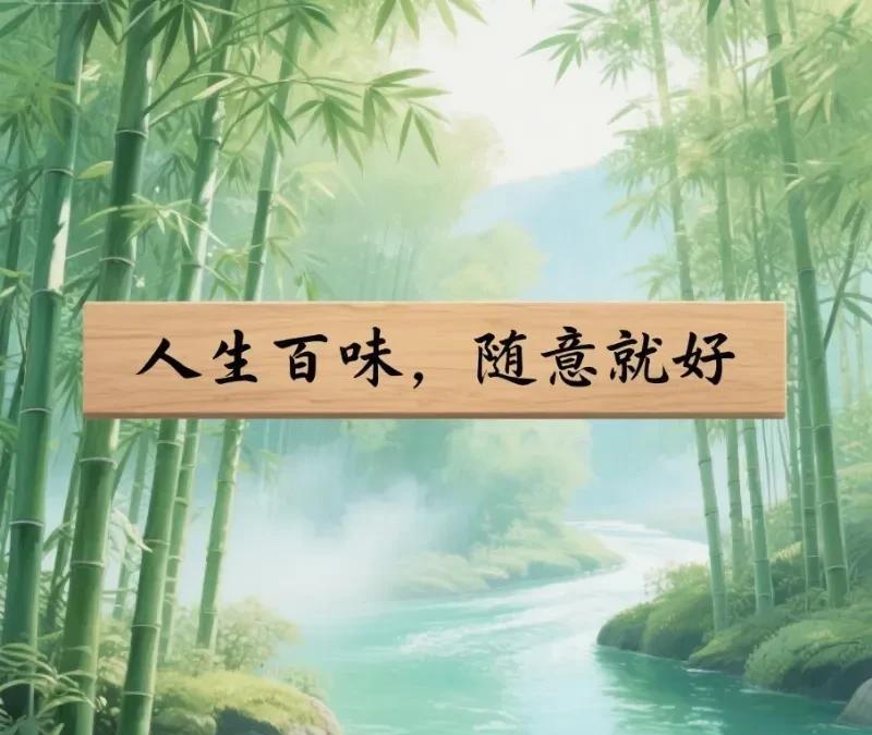 人生百味，随意就好
作者：一点灵心
人生百味，随意就好。
酸甜苦辣都是经历，
无