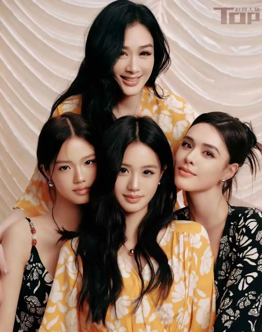 钟丽缇的三个女儿果然都像前夫
