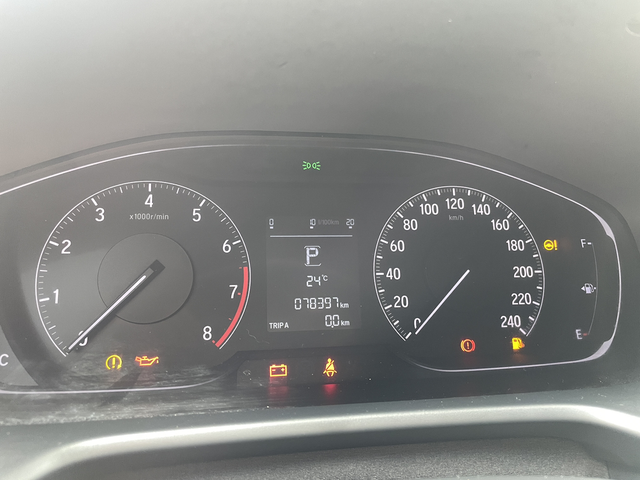 二手车十代雅阁
仪表盘这个情况怎么回事有影响吗