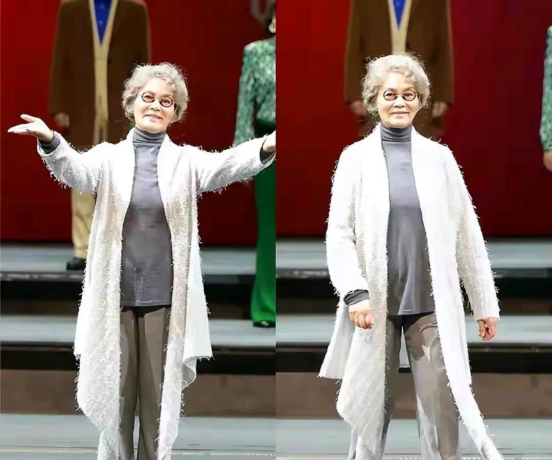 曾经风华绝代的女神，也变成了白发苍苍的农村老太太了