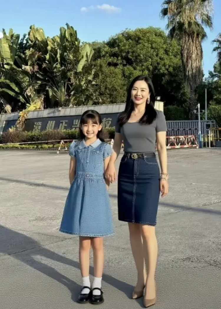 孩子都这么大了，没想到妈妈的气质还是这么好