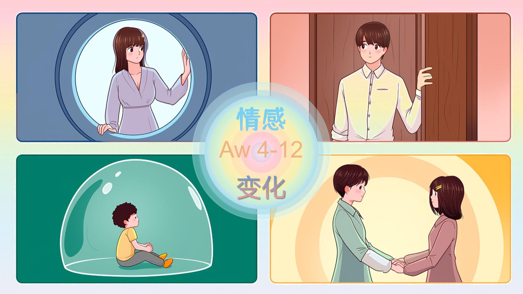 层次与定位，上升或下降【元定义-情感】意识的变化