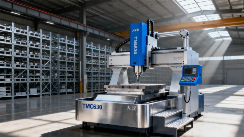 打破技术壁垒！大汉智能 TMC630 天车摇篮五轴定义五轴加工新高度