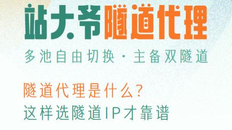 隧道代理是什么？这样选隧道IP才靠谱