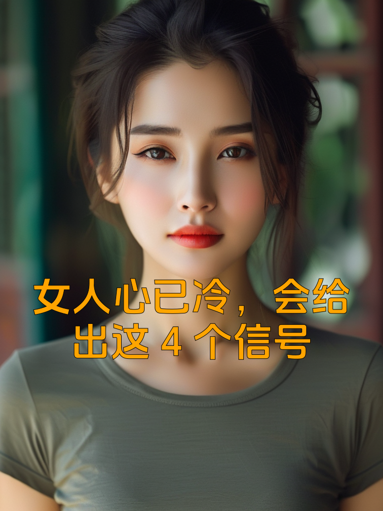 女人心已冷，会给出这4个信号