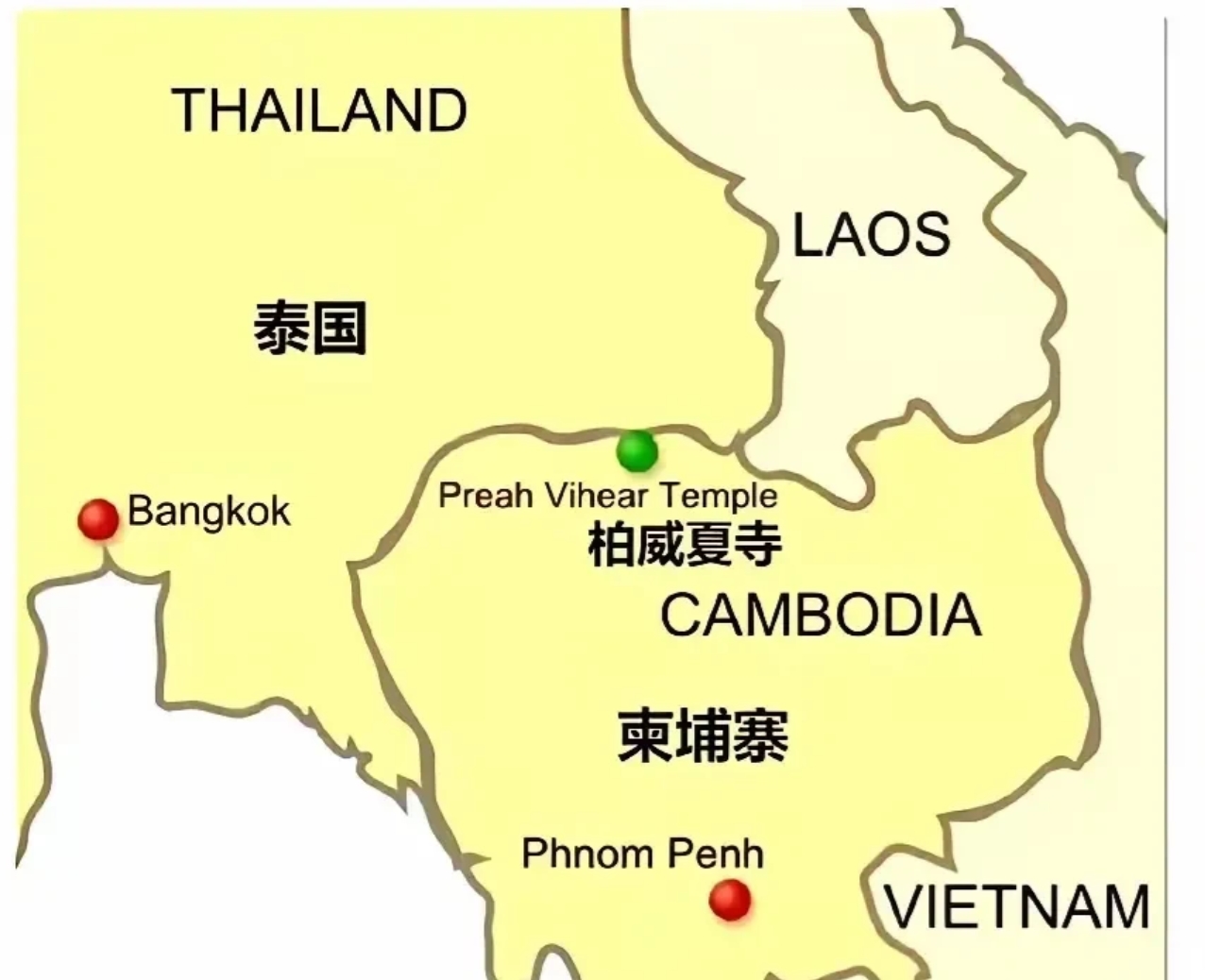 泰国柬埔寨打起来，很多国家笑的合不拢嘴。背后黑手一眼就能看出，因为泰国动用了F1