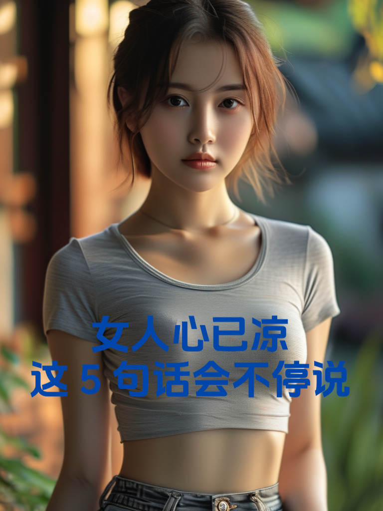 女人心已凉，这5句话会不停说