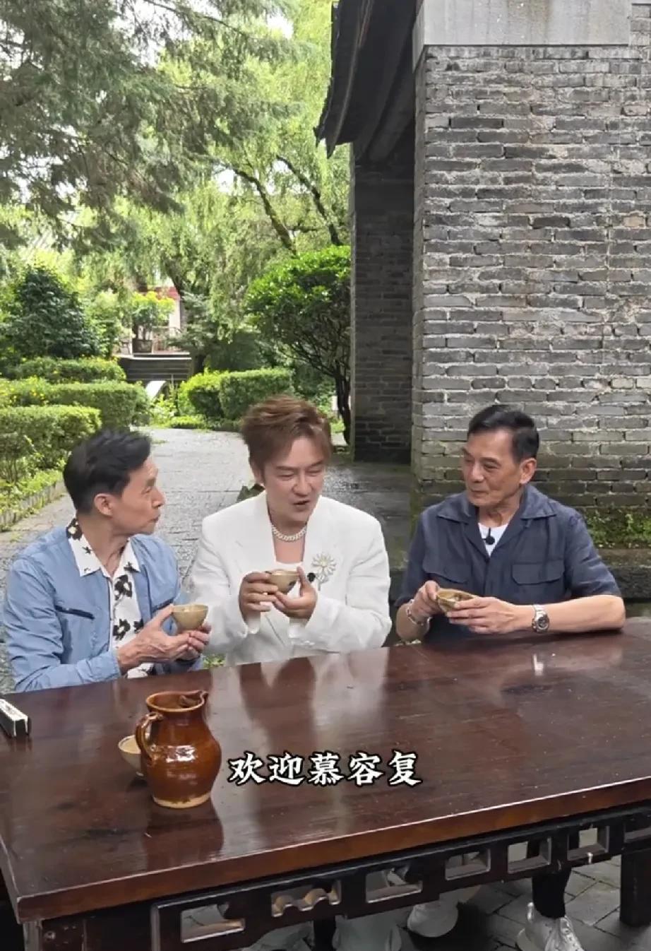 TVB《天龙八部》里的陈浩民、张国强、李国麟跑到大理啦！以前一个痴迷武功、一个执
