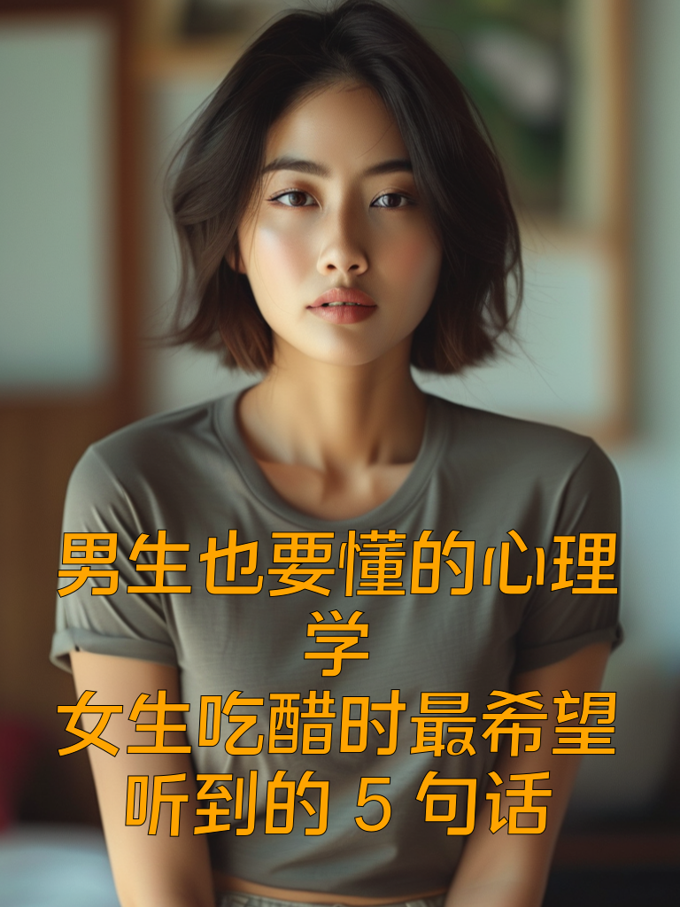 男生也要懂的心理学：女生吃醋时最希望听到的5句话