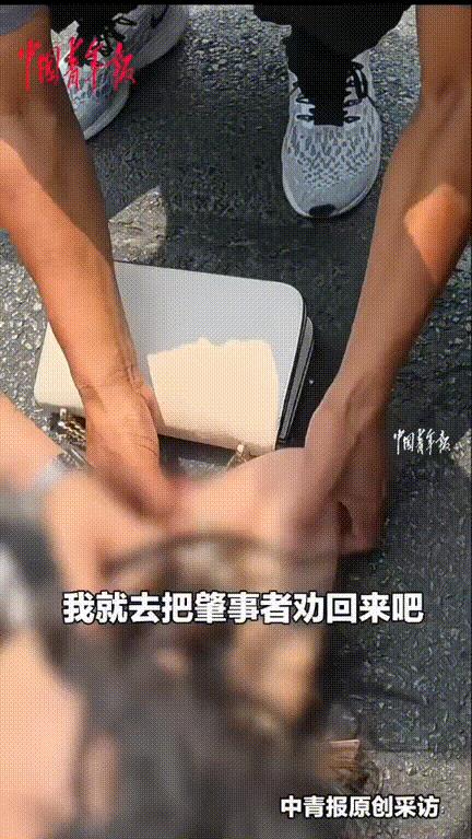 这个小哥好样的！河南新乡，一女子被三轮车撞倒在路中间，气愤的是三轮车司机瞅了一眼