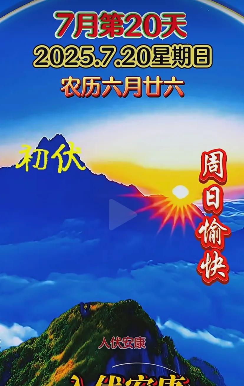 祝大家幸“伏”安康，安然度夏