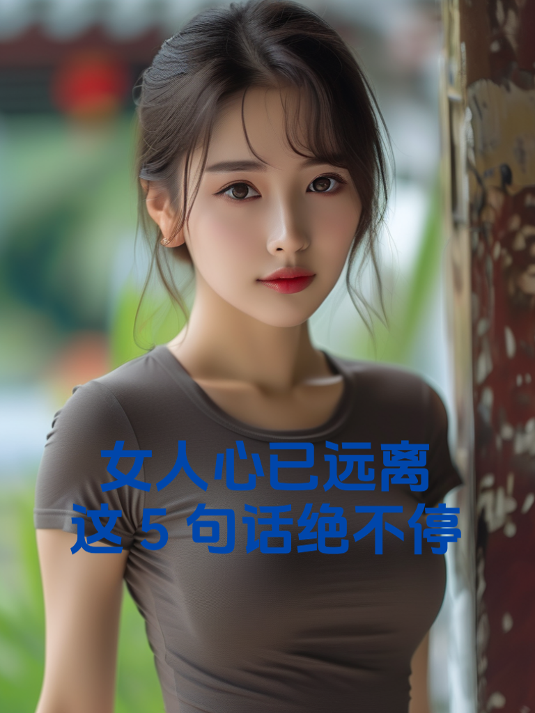 女人心已远离，这5句话绝不停