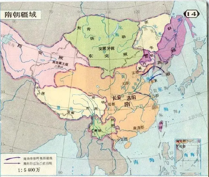 杨坚统一天下，以一人之力摧毁了两座“六朝古都”，也是今日的七大古都之二。

第一