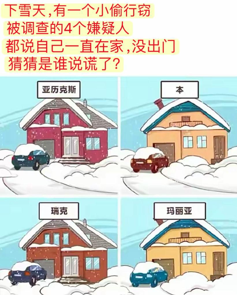 是时候，发挥你们大侦探破案的本领了……