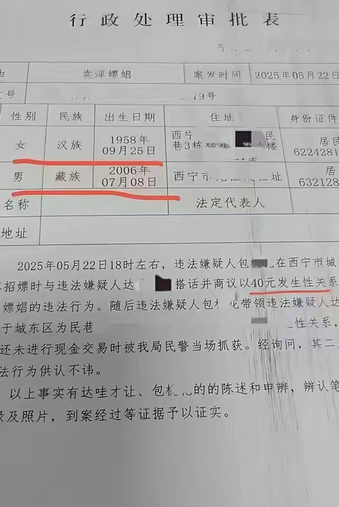 男的06年 女的58年 雷的我一个外焦里嫩