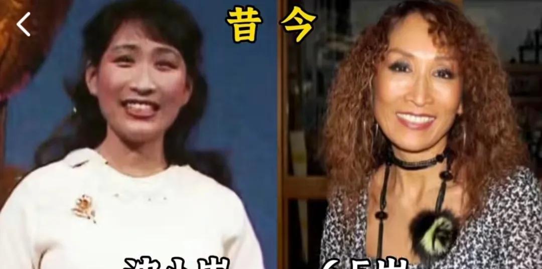 10位春晚表演明星今昔对比，都是超红的大明星，你认识几位？ 
第1位:沈小岑
第