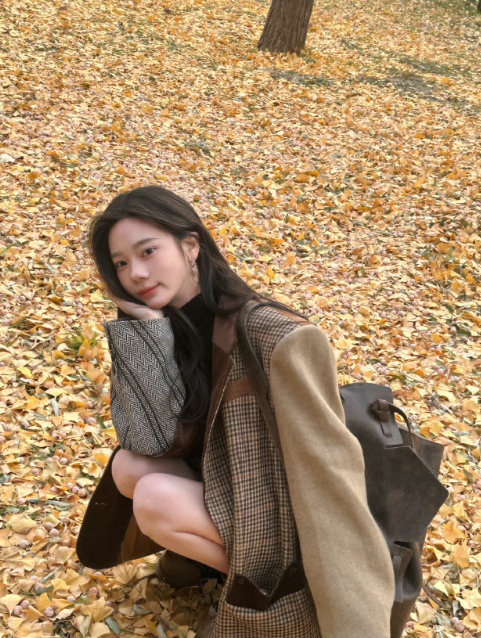 张紫宁的初冬穿搭，状态是一如既往的好！