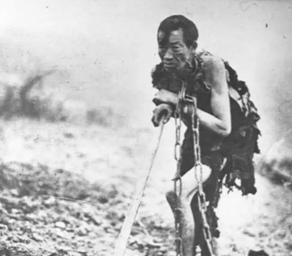 1938年冬天，西藏的一位农奴忍受着寒冷的天气，正在从事牛马一样的劳动。他一脸苦