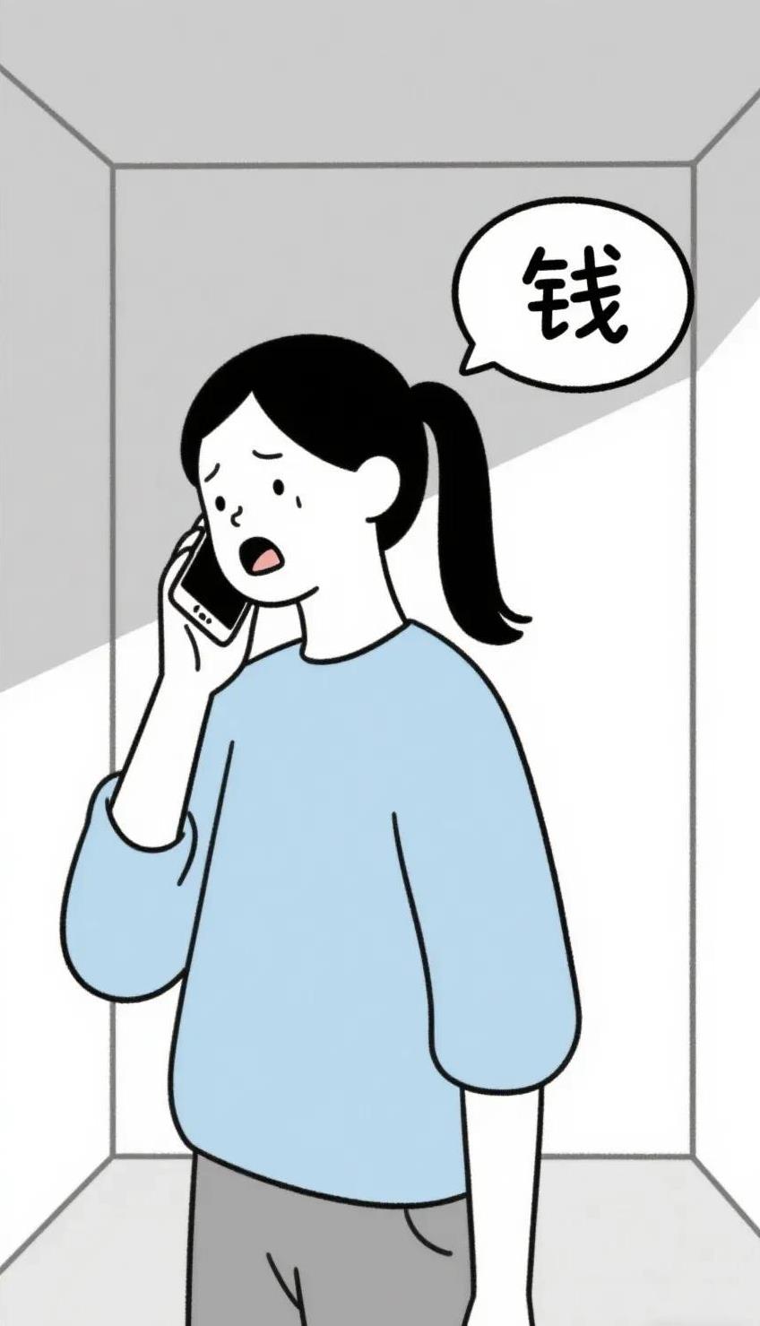 上午看了很多的评论，看好多网友都建议我今天继续给公公打电话要钱。
我等了一上午，