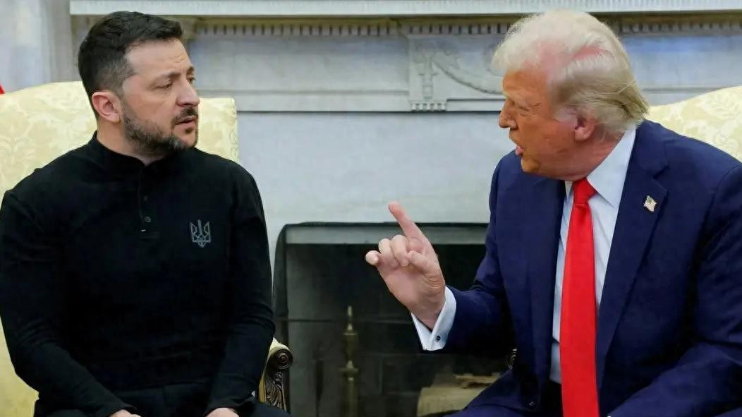 泽连斯基大闹白宫，特朗普勃然大怒，下令切断对乌支持或包括军援