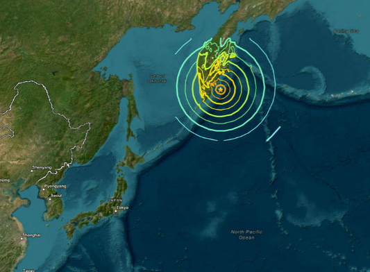 【俄罗斯堪察加8.8级特大地震，能量相当于8000颗原子弹】据俄塔社、路透社报道