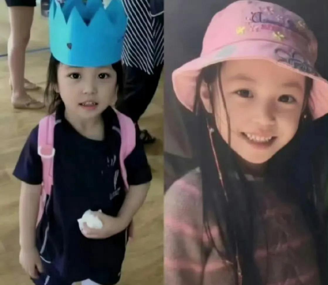 #小四月长这么高了# 好久不见，小四月真是肉眼可见地长个子了！作为明星家的孩子，